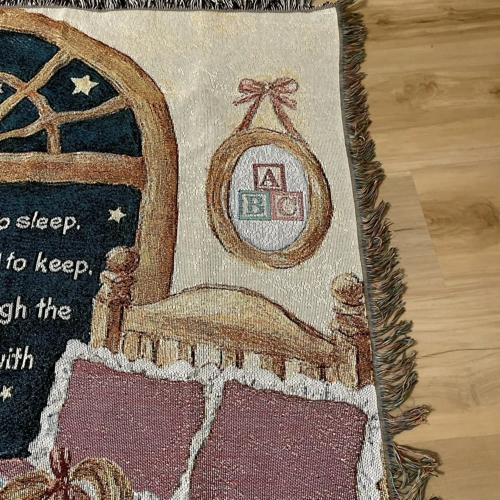 Prayer Themed Tapestry Blanket